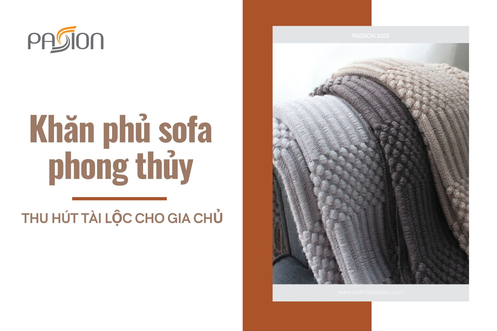 Khăn phủ sofa phong thủy - Thu hút tài lộc cho gia chủ