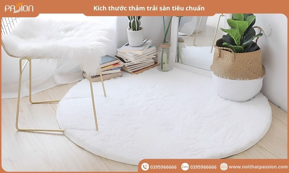 Kích Thước Thảm Trải Sàn Tiêu Chuẩn Cho Từng Không Gian
