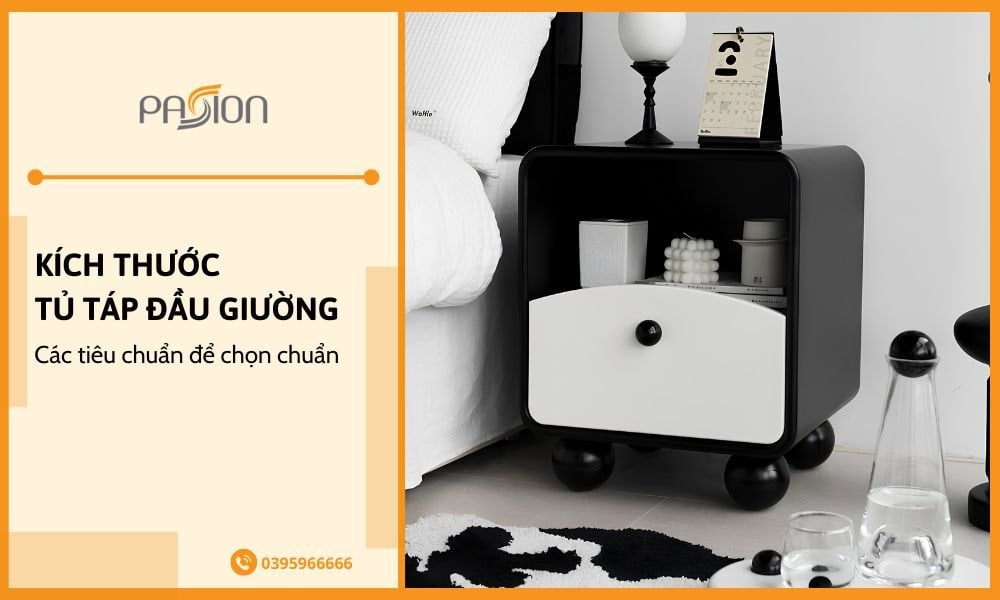 Kích thước tủ táp đầu giường tiêu chuẩn nên chọn