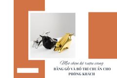 Mẹo chọn kệ rượu vang bằng gỗ và bố trí chuẩn cho phòng khách