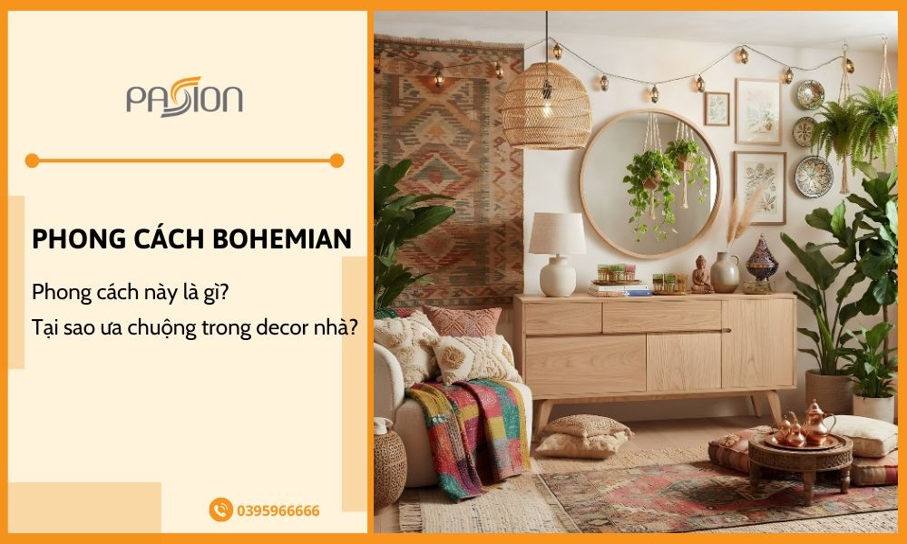 Phong cách Bohemian trong trang trí nhà là gì?