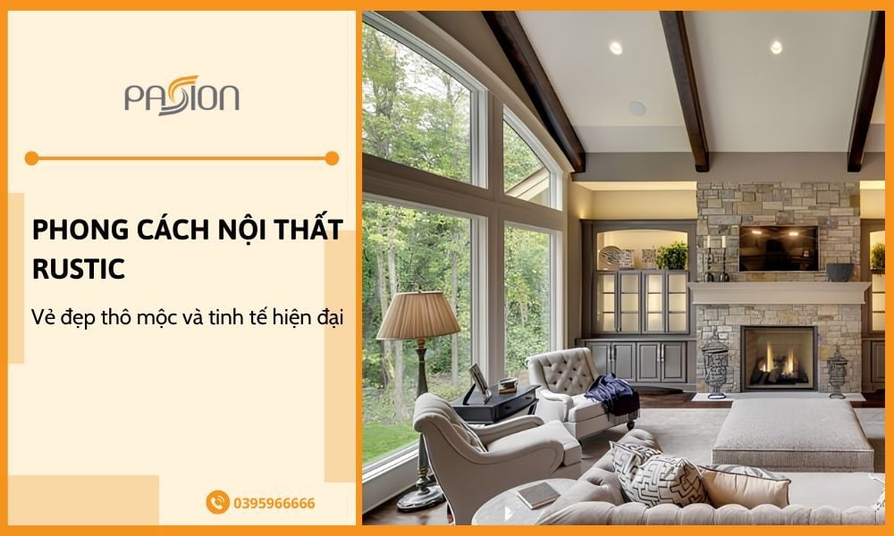 Phong cách nội thất Rustic giữa vẻ đẹp thô mộc và tinh tế hiện đại