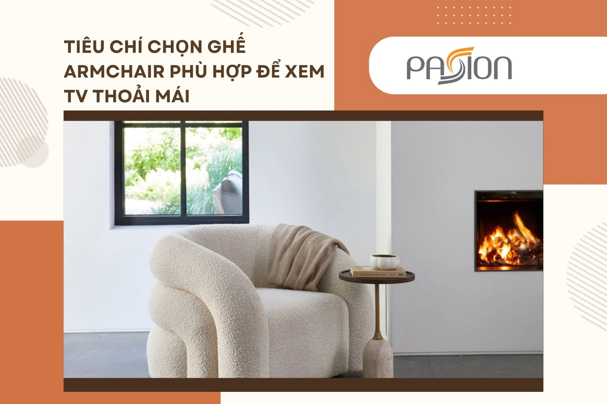 Tiêu chí chọn ghế armchair phù hợp để xem TV thoải mái