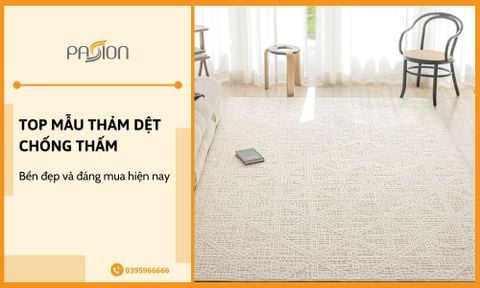 Top mẫu thảm dệt chống thấm đẹp và đáng mua hiện nay