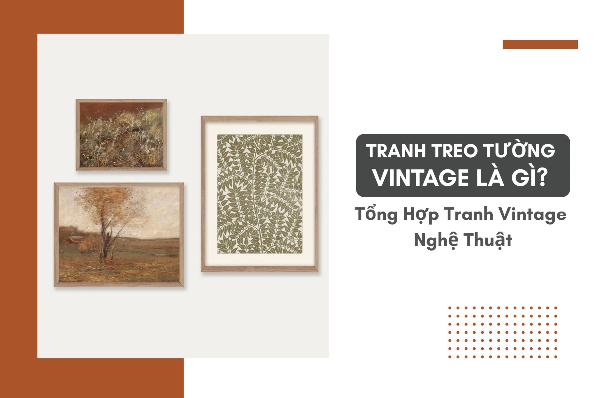 Tranh treo tường Vintage là gì? Tổng Hợp Tranh Vintage Nghệ Thuật