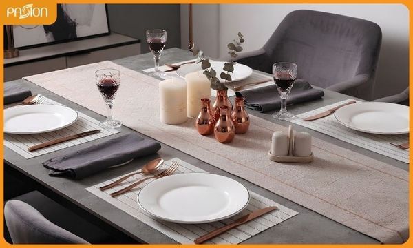 Điểm nổi bật của tấm lót bàn ăn và khăn trải bàn table runner