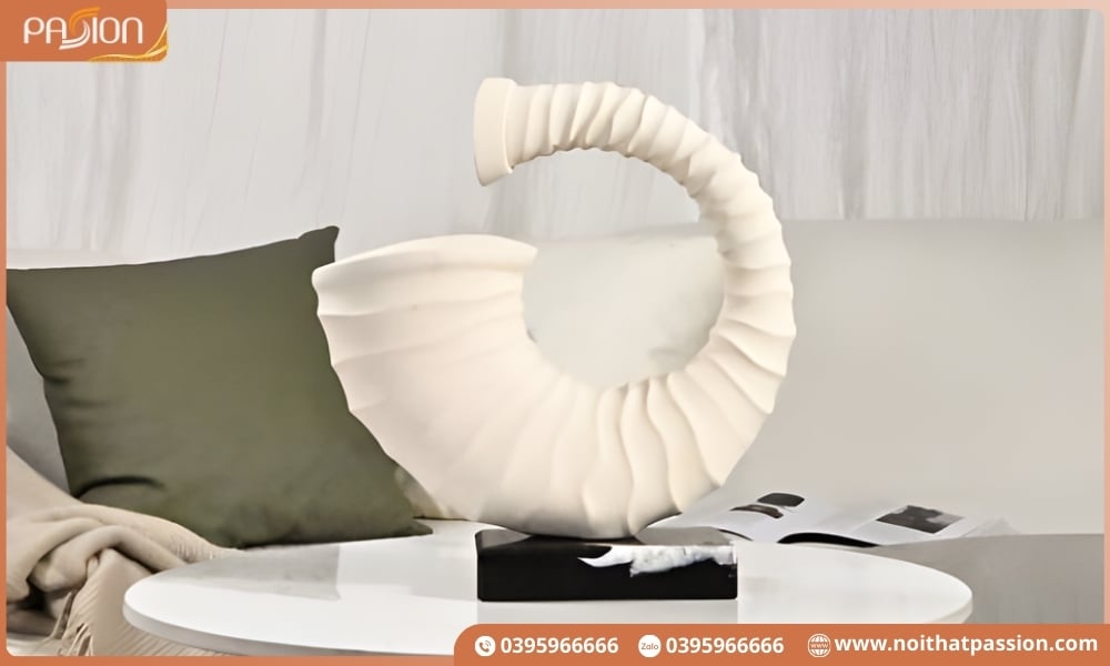 Vì sao nên chọn tượng trang trí sừng ốc xà cừ Wabi Sabi tại Nội thất Passion