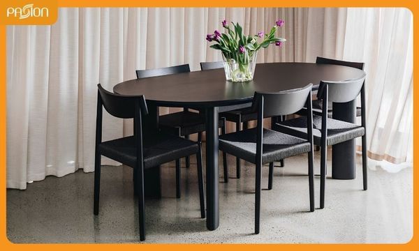 Bàn ăn 6 ghế phù hợp với không gian