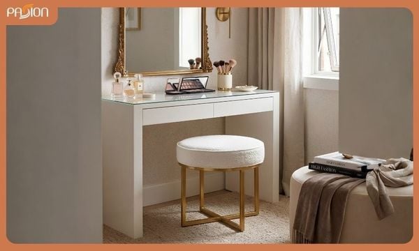 Ghế đôn sofa chân sắt