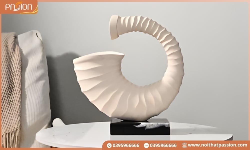 Giá trị thẩm mỹ của tượng trang trí sừng ốc xà cừ Wabi Sabi