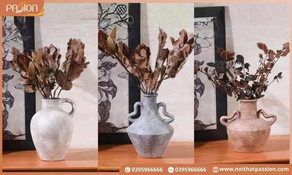 Hướng dẫn bảo quản bình hoa gốm trang trí Elara tối giản