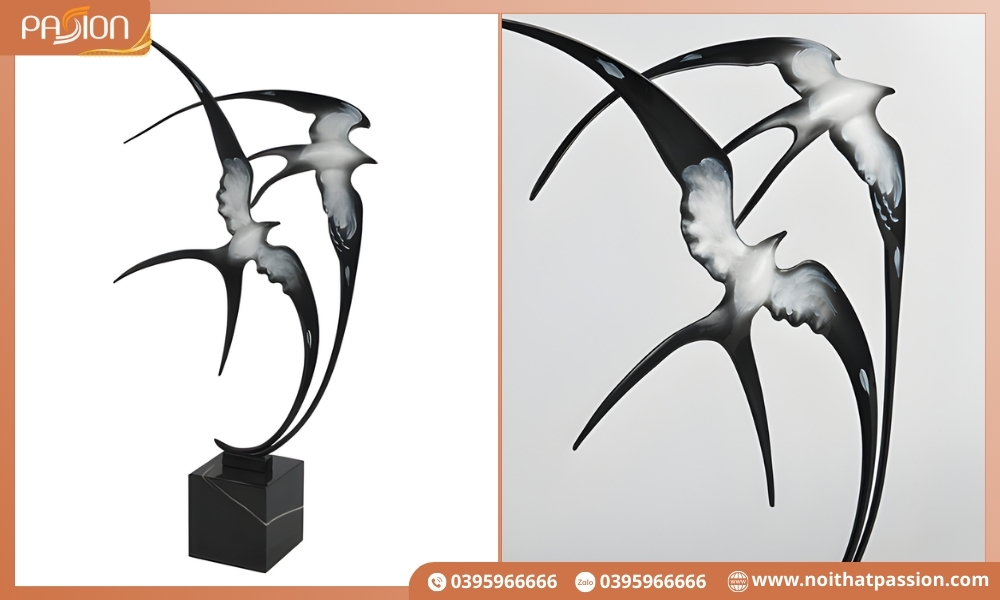 Những lợi ích khi sử dụng đồ trang trí nội thất hình đôi chim én kim loại