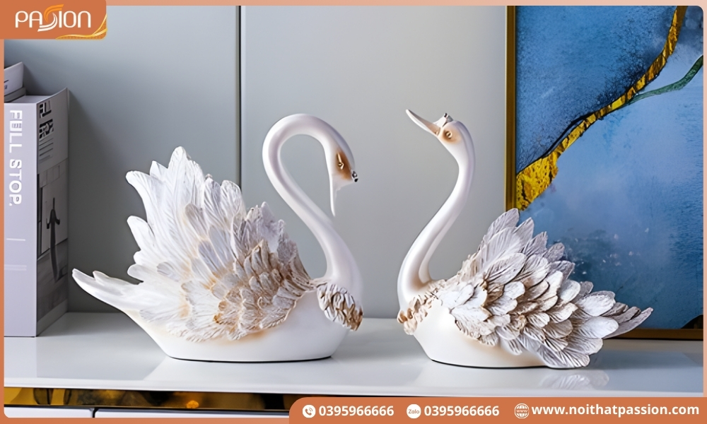 Những lợi ích khi sử dụng tượng đôi thiên nga màu ngọc trai