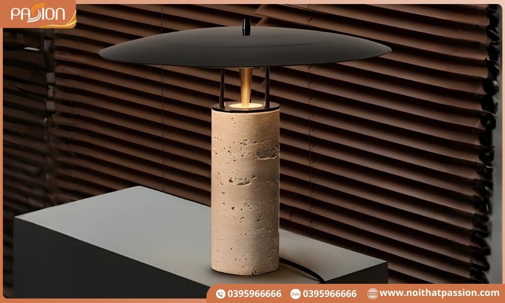 Vì sao nên chọn đèn bàn Travertine hậu hiện đại Bắc Âu tại Nội thất Passion?