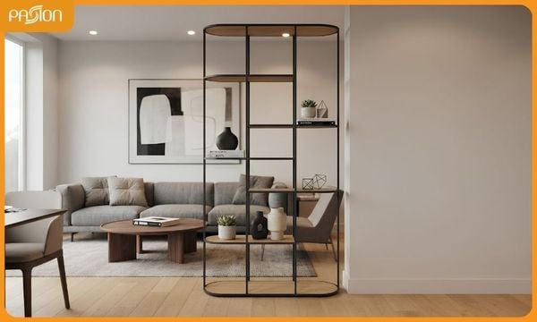 Lý do nên sử dụng kệ vách ngăn phòng khách