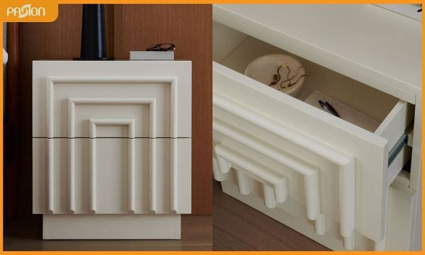 Cân nhắc kỹ chất liệu khi mua tủ táp đầu giường