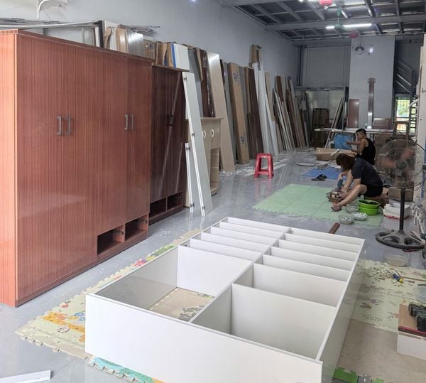 Xưởng sản xuất nội thất nhựa Việt Cường tại Thường Tín Hà Nội