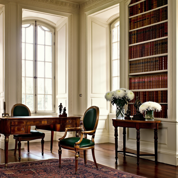 Bàn ghế làm việc phong cách cổ điển