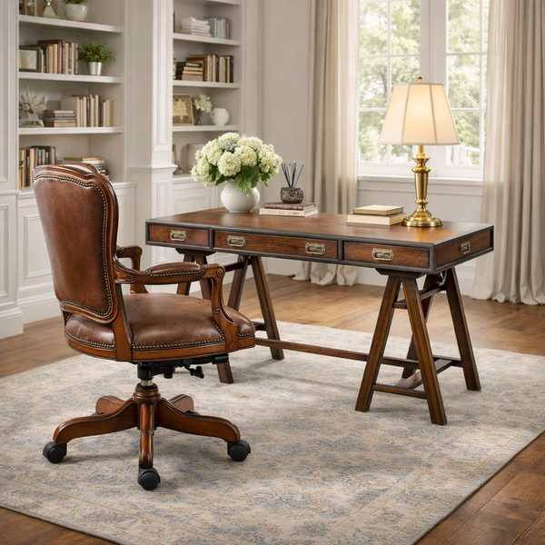 Bàn làm việc cao cấp bằng gỗ Jodhpur