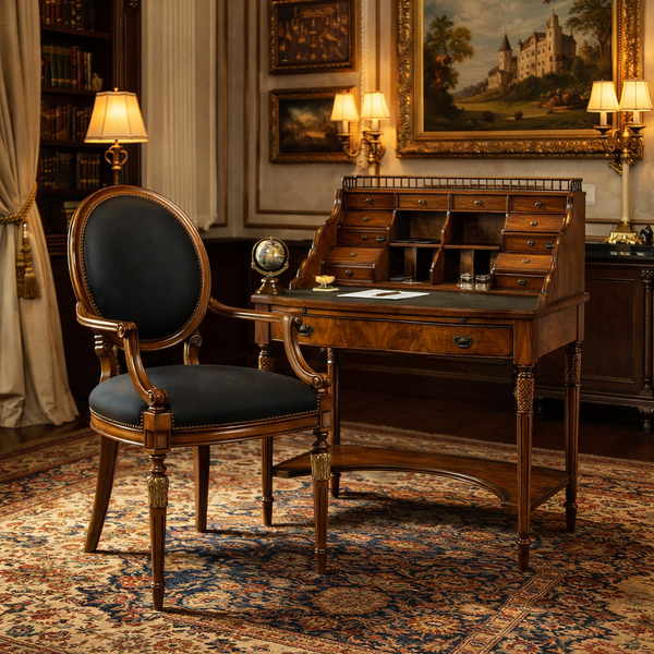 Bàn làm việc cổ điển Châu Âu secretaire