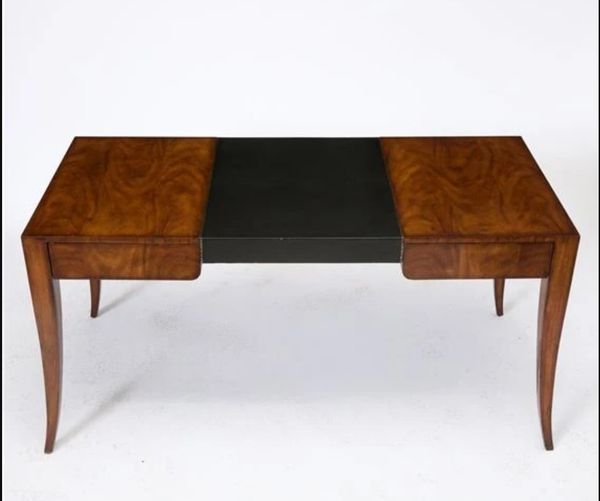 Bàn làm việc tân cổ điển gỗ óc chó