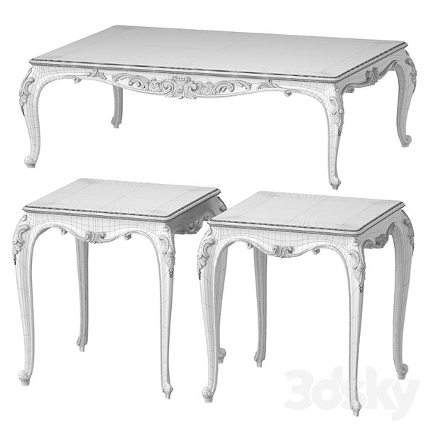 Bàn trà Andrea Fanfani phong cách Louis XV