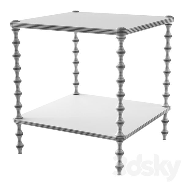 Bàn sofa góc 2 tầng phong cách cổ điển