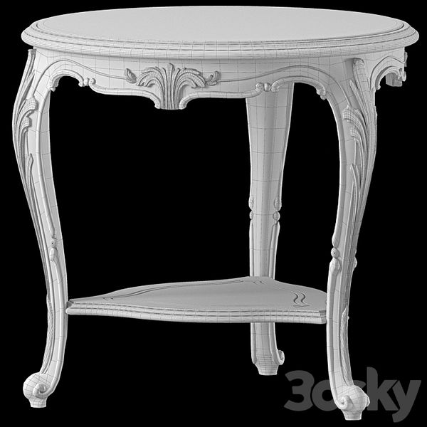 Bàn trà phụ cổ điển phong cách Ý