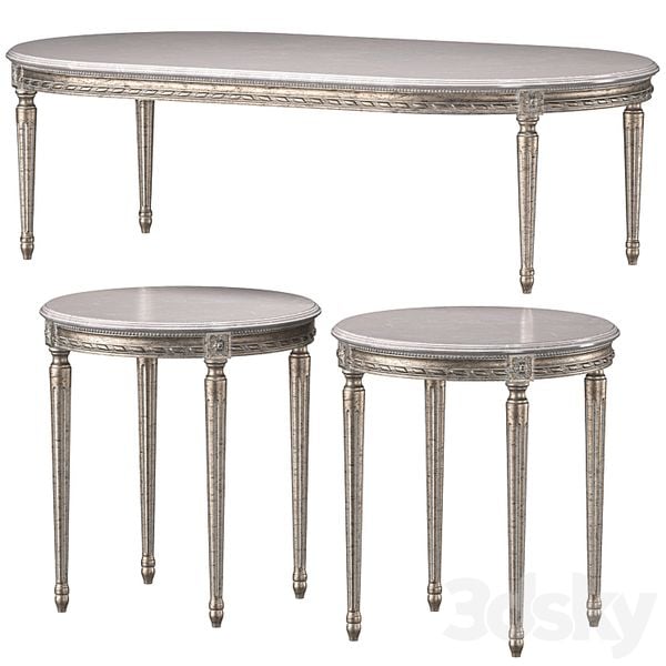 Bàn trà tân cổ điển CHâu ÂU Louis XVi