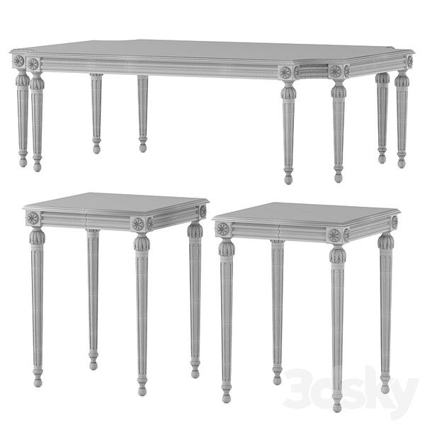Bàn trà tân cổ điển Ý Ebanista Baladin