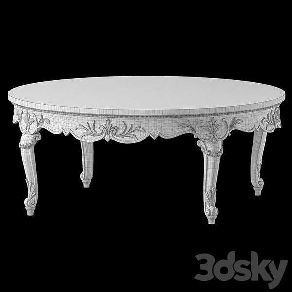 bàn trà tròn cổ điển Roberto Giovannini