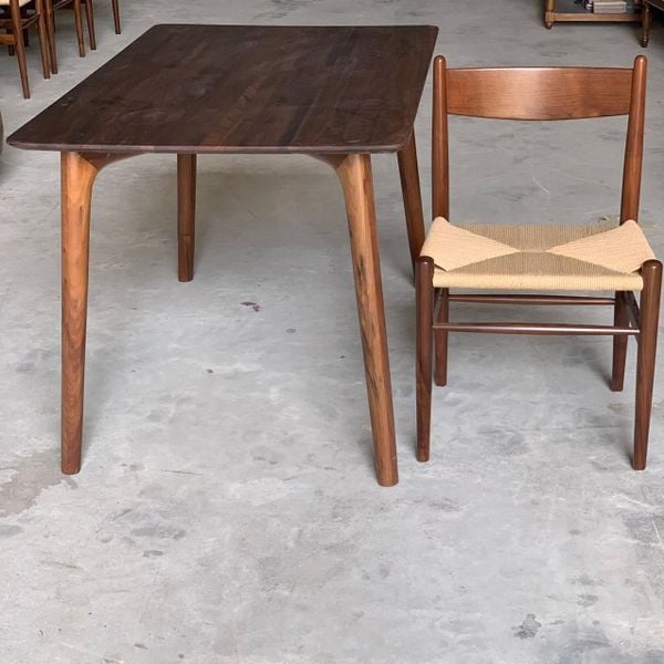 BỘ BÀN ĂN CHUNG CƯ 4 GHẾ&nbsp;- GỖ ÓC CHÓ