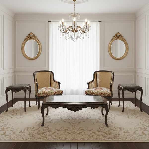 Bàn trà cổ điển Benjamin Louis XV