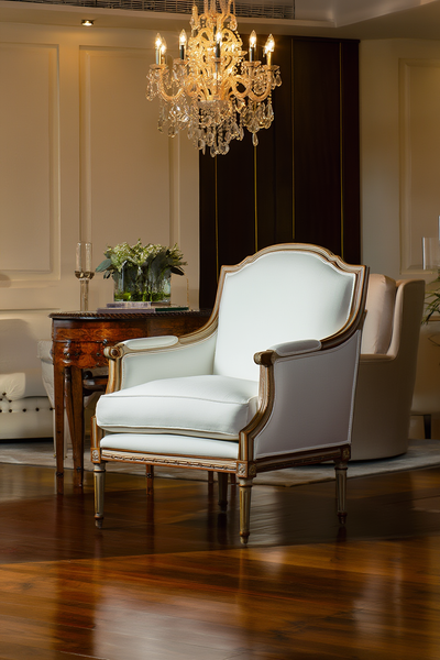 Ghế bành Châu Âu tân cổ điển Louis XVI