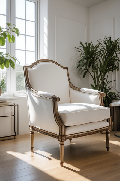 Ghế bành tân cổ điển cao cấp Louis XVI