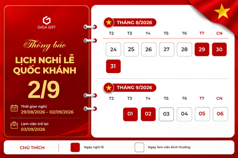 Thông Báo Nghỉ Lễ Quốc Khánh 2/9