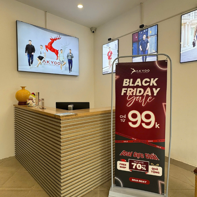 KHÔNG KHÍ BLACK FRIDAY TẠI AKYOO ĐANG BÙNG NỔ