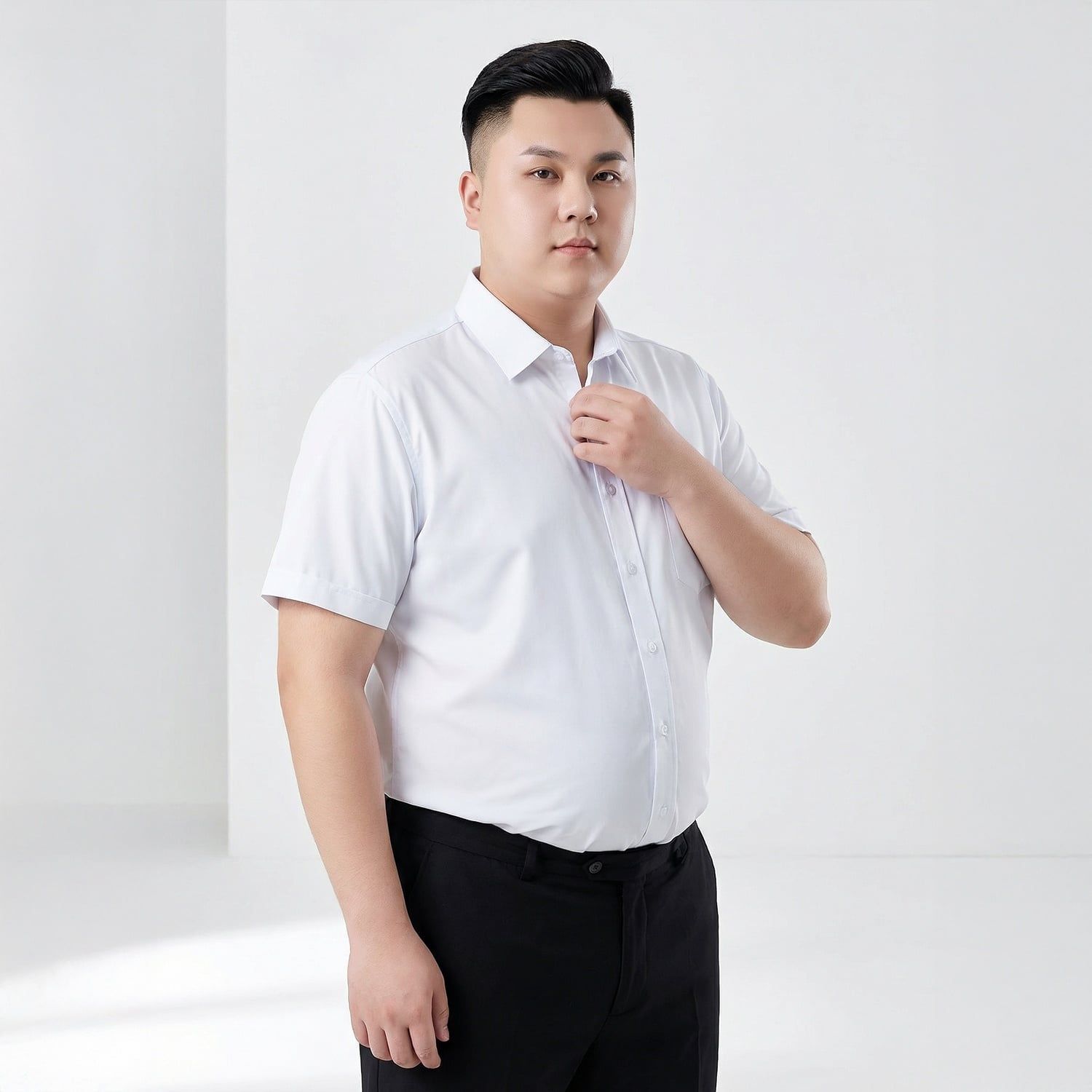 Áo Sơ Mi Big Size Đến 7XL – Giải Pháp Cho Nam Ngoại Cỡ Khó Tìm Size