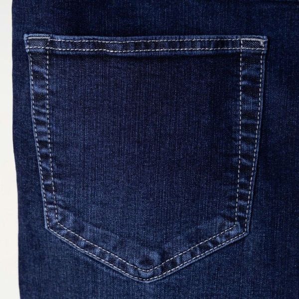 Chi tiết quần short jean xanh mài big size nam AKYOO, thời trang cho người ngoại cỡ từ 80-140kg