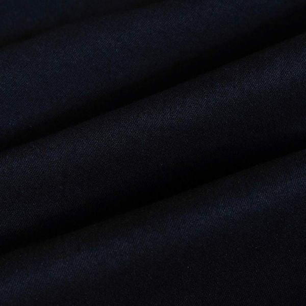 Chi tiết quần short jean đen trơn big size nam AKYOO, thời trang cho người ngoại cỡ từ 80-140kg