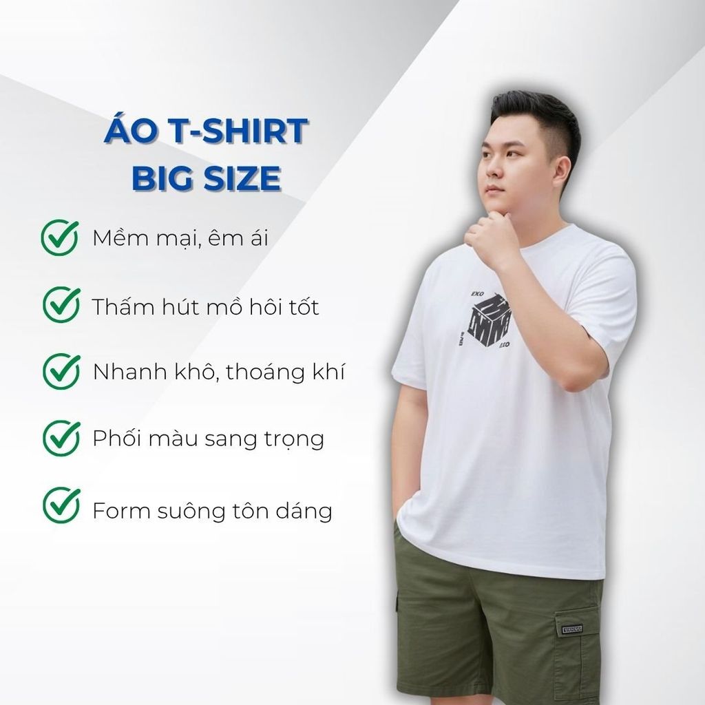 Mô tả chi tiết áo thun trang in big size nam Akyoo
