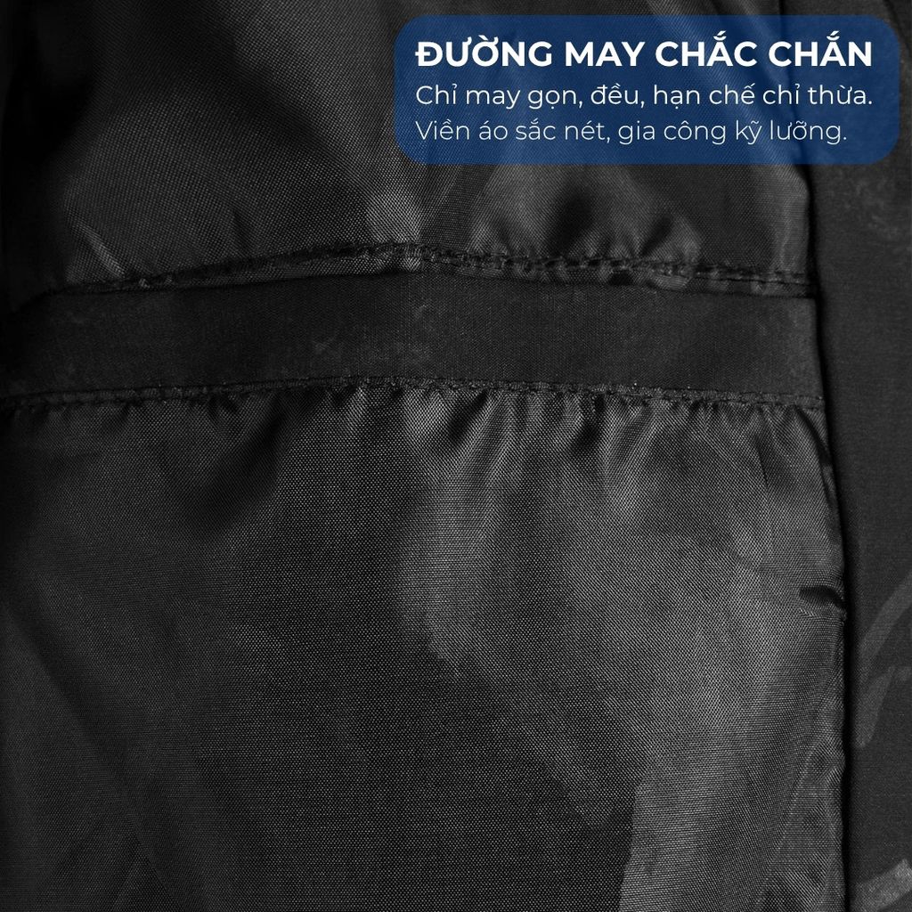 Mô tả chi tiết áo khoác gió họa tiết big size nam Akyoo