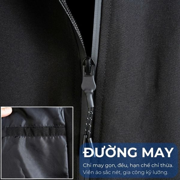 Mô tả chi tiết áo khoác gió bomber big size nam Akyoo