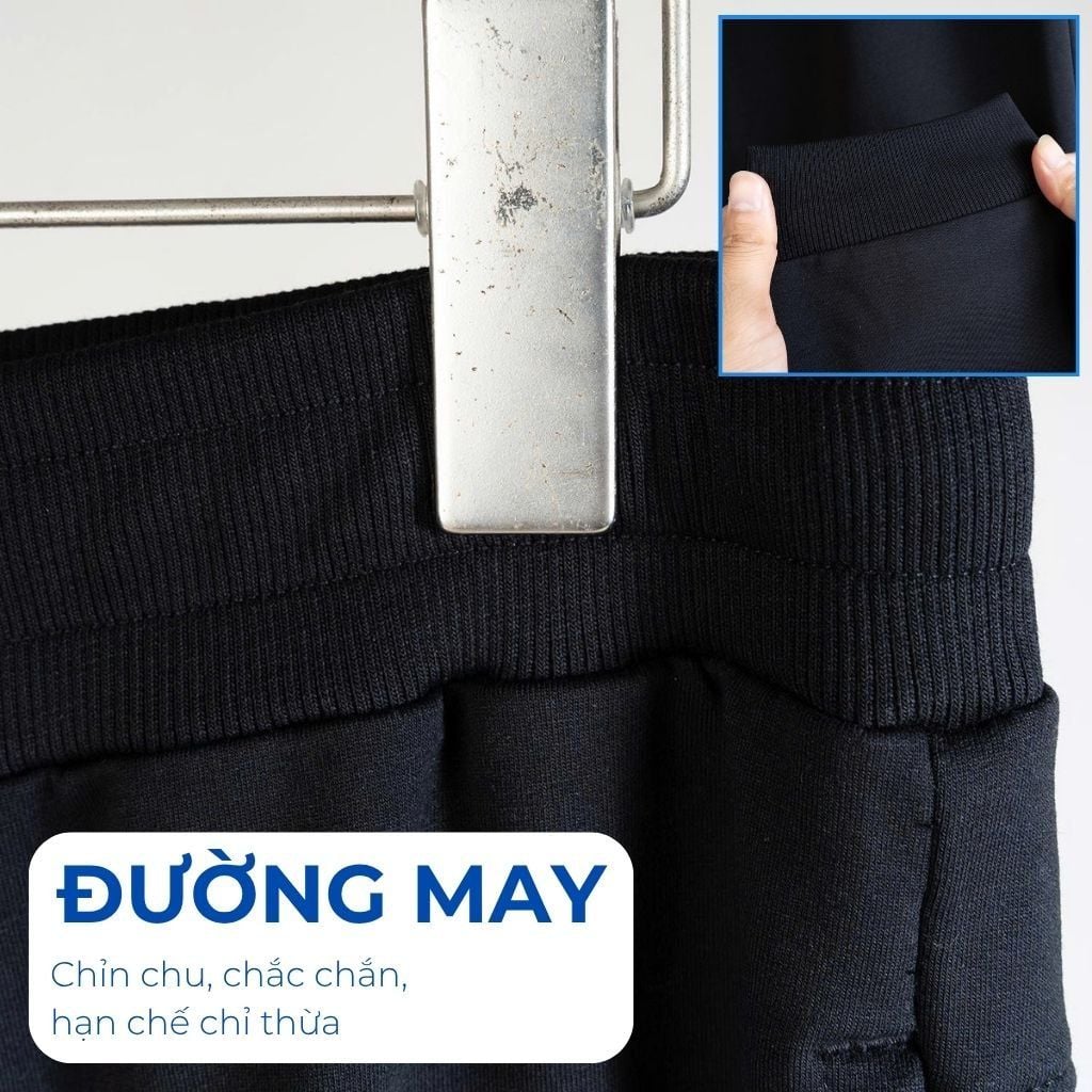 Mô tả chi tiết set bo nỉ thêu logo big size nam Akyoo