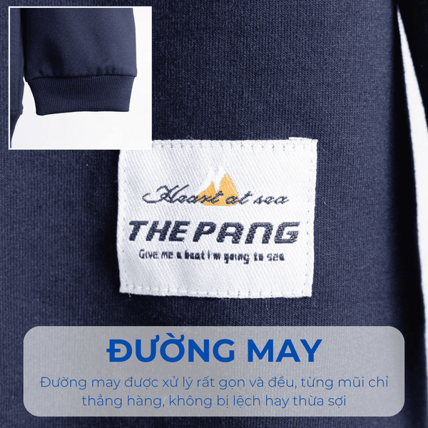 Mô tả chi tiết áo nỉ xanh đen big size nam akyoo