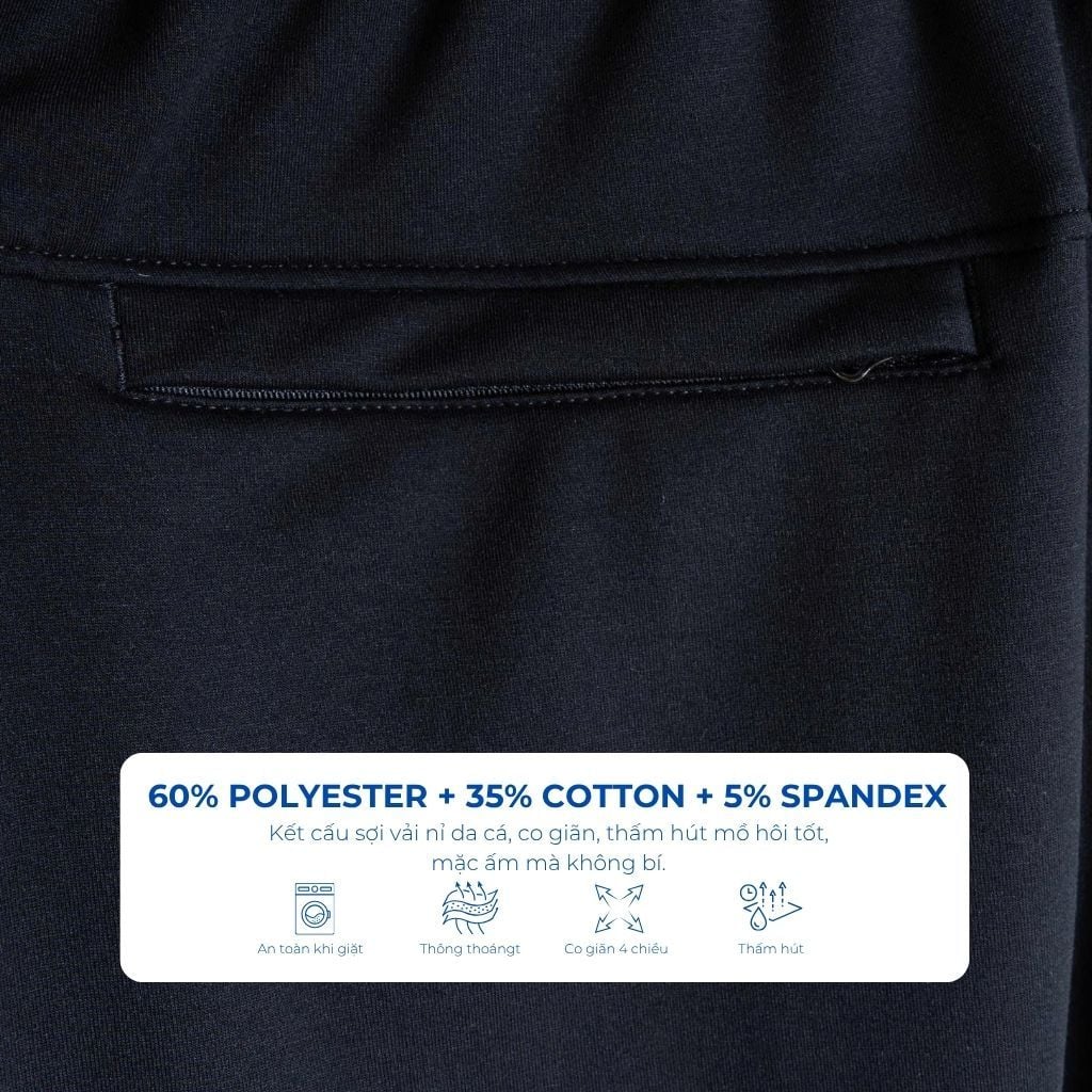 Mô tả chi tiết set bo nỉ thêu logo big size nam Akyoo