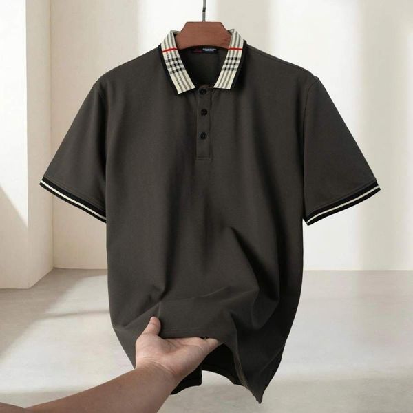 Chi tiết áo polo ghi d3 big size nam AKYOO, thời trang cho người ngoại cỡ từ 80-140kg