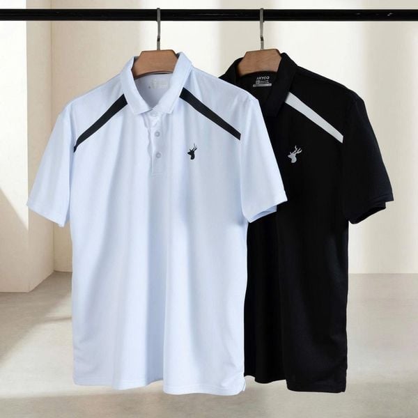Chi tiết áo polo thể thao big size nam AKYOO, thời trang cho người ngoại cỡ từ 80-140kg