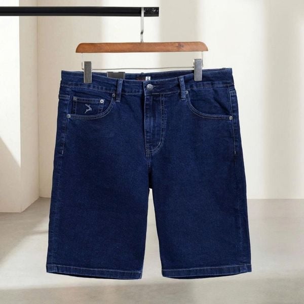 Chi tiết quần short jean qua gối big size nam AKYOO, thời trang cho người ngoại cỡ từ 80-140kg