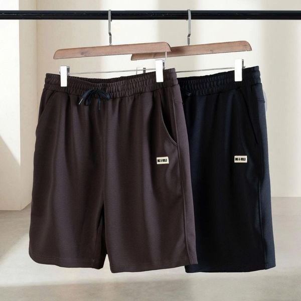 Chi tiết quần short thun siêu giãn big size nam AKYOO, thời trang cho người ngoại cỡ từ 80-140kg